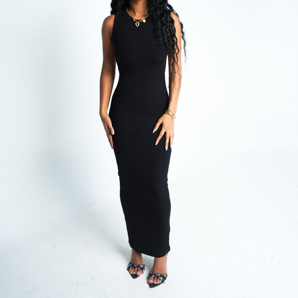 Ribbed Backless Maxi Dress yasminalexistudios Ribbed Backless Maxi Dress yasminalexistudios