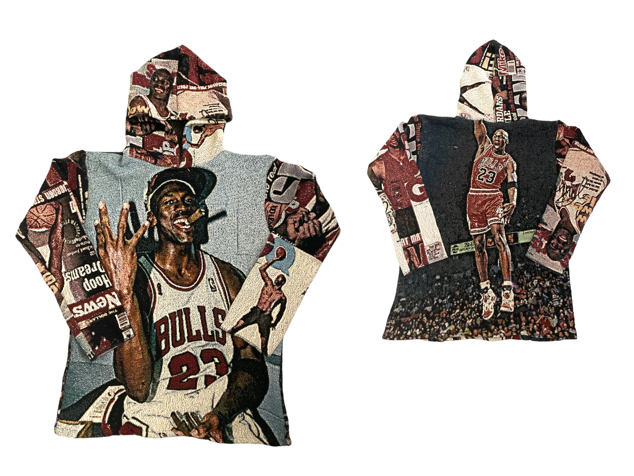 Michael Jordan tapestry hoodie yasminalexistudios